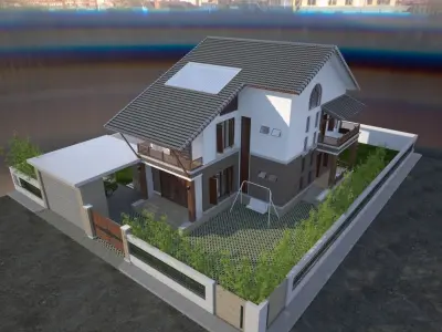 Nice Villa House 3D model