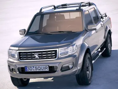 Peugeot Pick Up 2018 3D model