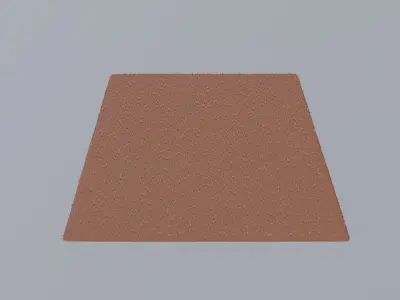 carpet rug Low-poly 3D model