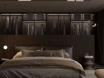 Bedroom Interior Blender 3D model