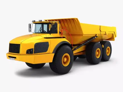 Articulated Dump Truck v 1 3D model