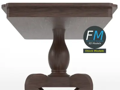 Table desk 5 3D model
