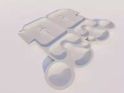 Skatepark-Skate Park PACK 3D model