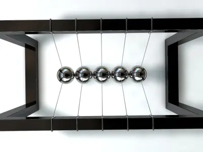 Newton s Cradle Free 3D model