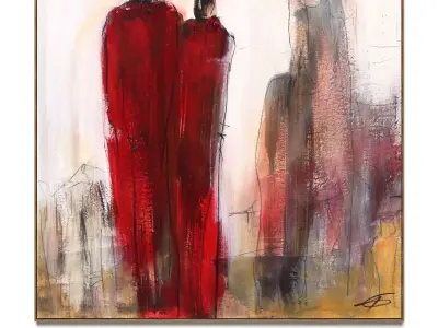 Plaster two square photo frames 58 Low-poly 3D model