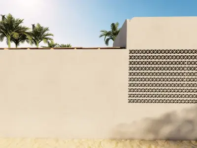  3D Exterior Scene 3D model design garden and landscape 3D model