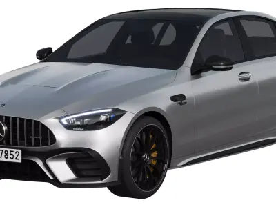 Mercedes-Benz C63S AMG E Performance 2023 3D model