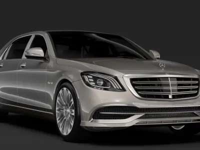 Mercedes Maybach S 560 4Matic X222 2018 3D model