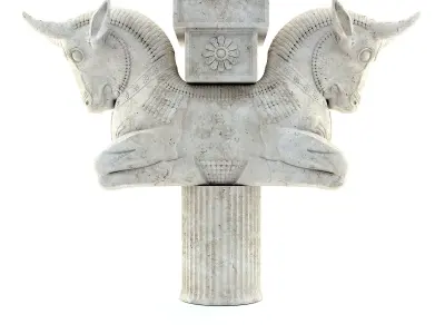 Persian column 01 3D model