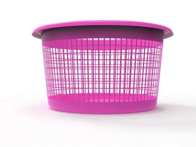 BASKET 02 Low-poly 3D model
