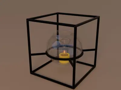 Candle holder 3D model