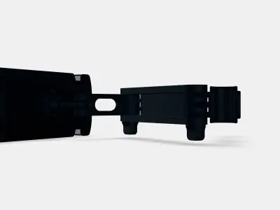 FIXED Tab Passenger 2 headrest tablet holder black 3D model