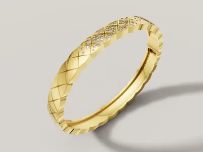 Woman Bracelet 3D print model C 80 3D print model