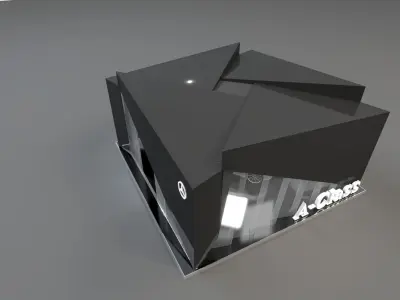 booth exhibition 3D model