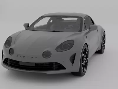 Alpine A110 3D model by Flostudio