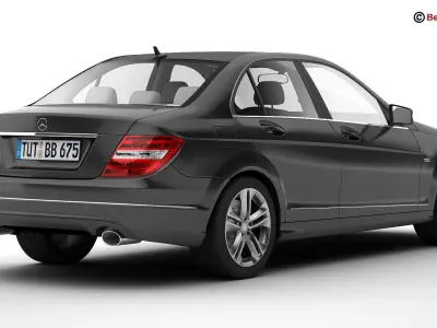 Mercedes C Class 2012 3D model