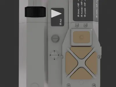 3D Wilcox Raptor Tactical Aiming Laser 3D model