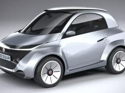 Generic City EV 2022 3D model