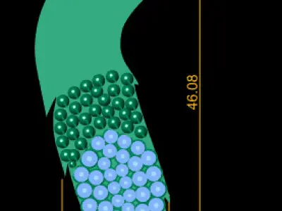 flame shape pendant 3D printable model  3D print model