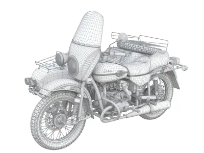 Ural Gear Up 3D model