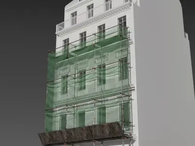 Scaffolding with Sheet 3D model