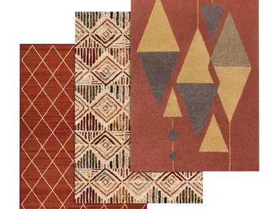 Rug Set 1190 3D model