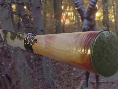 apple in a bronze bowl Free low-poly 3D model