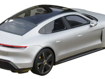 Porsche Taycan Turbo S 3D model