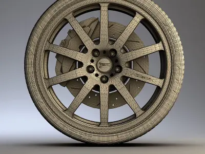 Sport Wheels 3D model