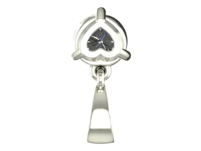 ETC-001 pendant with oval cut diamond Free 3D print model