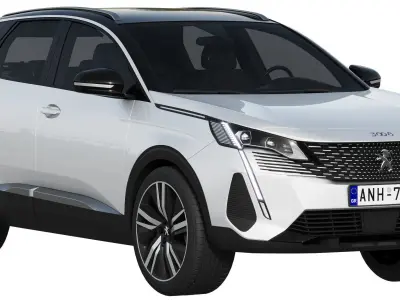 Peugeot 3008 2021 3D model