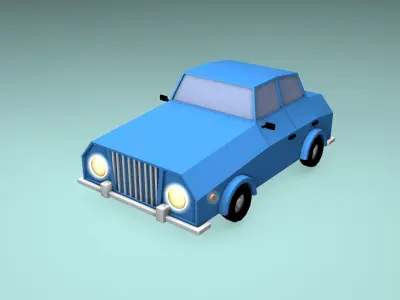 Car 3D 3D model order