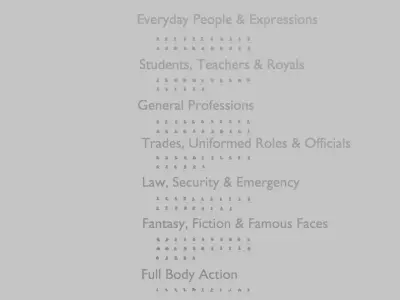 Character Icon Emoji Pack 3D Printable 136 Unique Emojis 3D print model