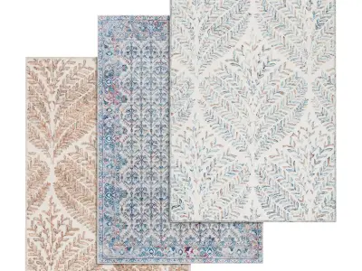 Rug Set 2373 3D model