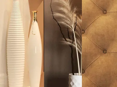 set507 closet with bench 3D model