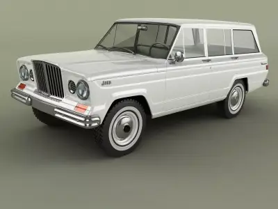 Jeep Wagoneer 1963 3D model