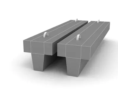 Concrete Beam 3D model
