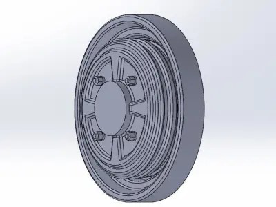 Ba 64 Wheel 3D print model