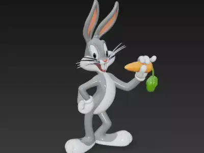 Bugs Bunny 3D print model