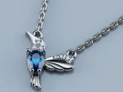 Pendant Bird  3D print model