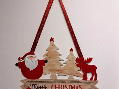 Merry Christmas Home Decoration 3D print model