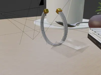 Braided Bracelet 3D model