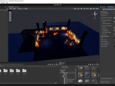Stylized Furniture Interior Package Low-poly 3D model
