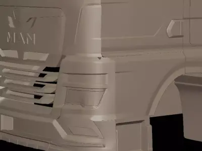 MAN TGX 2021 TRUCK  3D print model