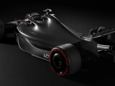 F1 2022 Livery Template Low-poly 3D model