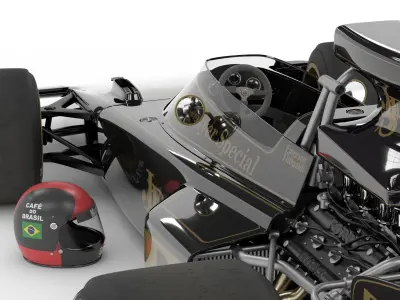 Lotus 72 Formula-1 3D model