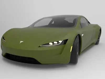 Tesla Roadster 2020 3D model