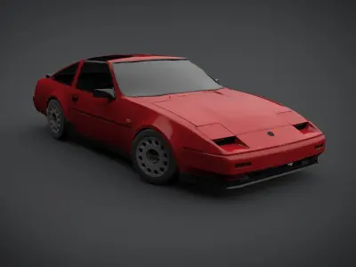 Nissan Z31 Kouki   Low-poly 3D model