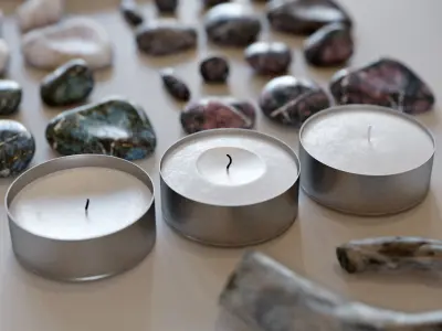 Plate Decoration Kit Low-poly 3D model