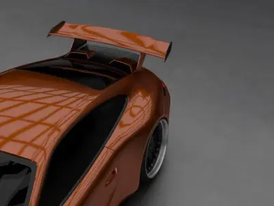 2017 Porsche 911 GT3 991 by Kaiser Design 3D model